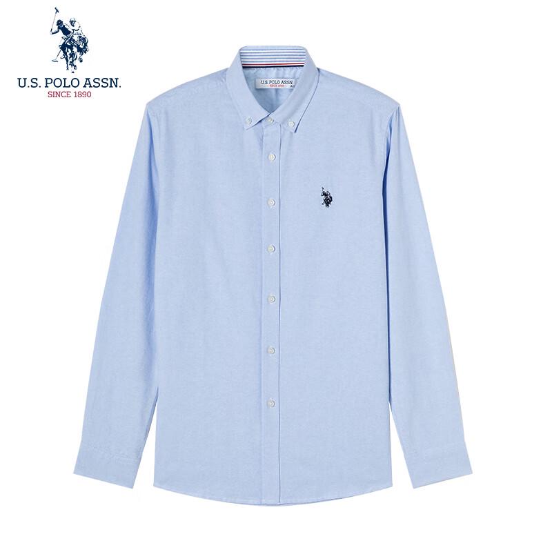 U.S. Polo Assn. Мужская повседневная рубашка с длинным рукавом