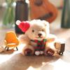 Scarf Christmas Bear Plush Doll Anti-lost Bag Decoration Christmas Hat Pendant  Kindergarten Gifts