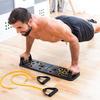 Push-up Board with Resistance Bands - PULSHER - Develops the Upper Body - Unisex - Strength Training