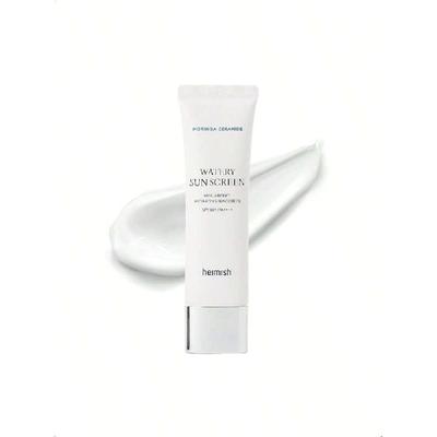 Heimish Moringa Ceramide Hyaluronic Hydrating Watery Sunscreen 50 мл - увлажняющий крем для лица SPF, ежедневный солнцезащитный крем для лица, широкий спектр SPF 50