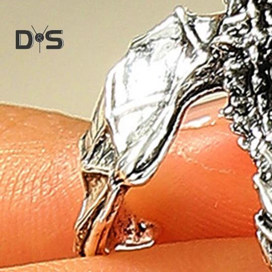 Кольцо с драконом в стиле ретро, хип-хоп, рок, ювелирное украшение на палец, черное кольцо с драконом на годовщину, день рождения, рождественский подарок