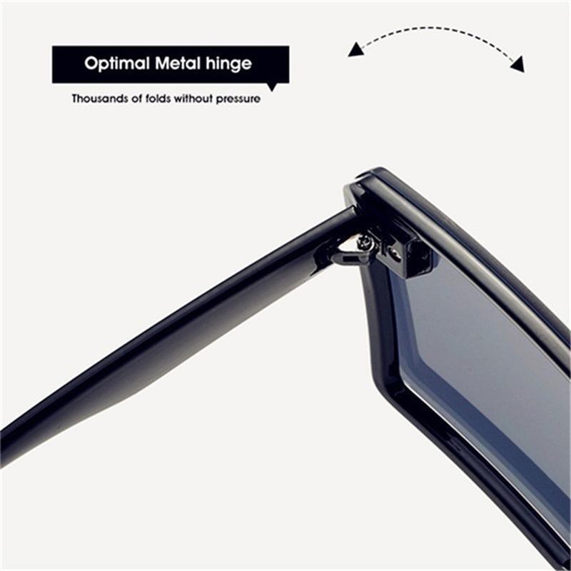 Модные большие квадратные солнцезащитные очки женские ретро-очки с плоским верхом и градиентом мужские солнцезащитные очки женские