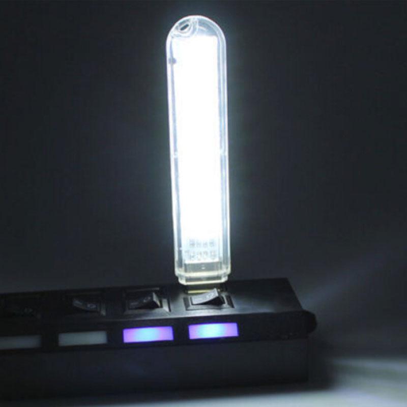 Mini USB LED Lamp 8 Leds Lighting Computer Night Light for Reading