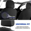 Housses de siège de voiture universelles 9 pièces toutes saisons, housses souples, respirantes, durables et confortables pour cinq places