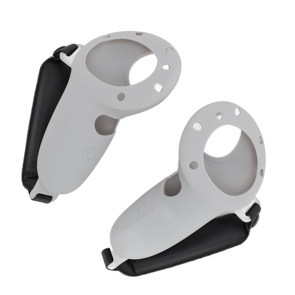 Чехол-накладка на рукоятки контроллеров VR из мягкого силикона, протектор контроллера с регулируемым ремешком для Meta Quest 3