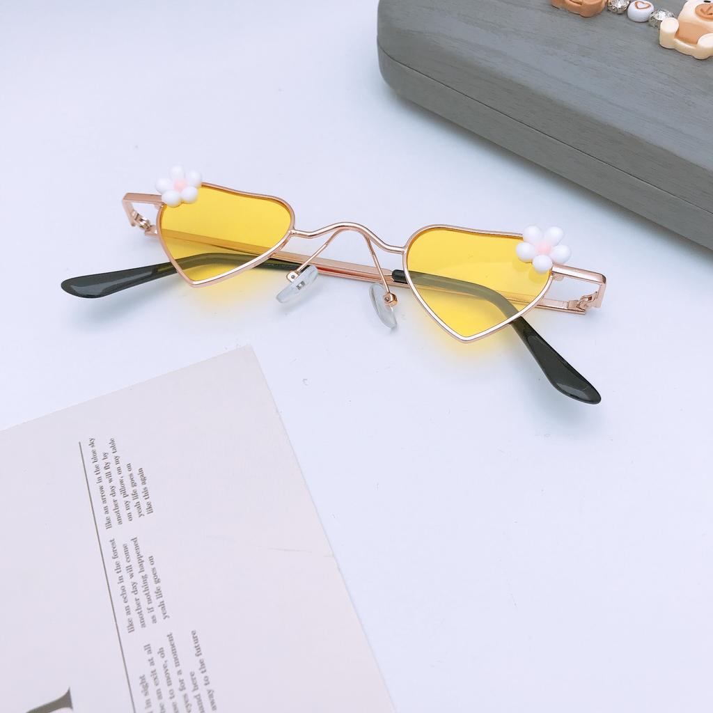 Металлические детские солнцезащитные очки DIY для путешествий, солнцезащитные, с защитой от УФ-лучей, милые детские солнцезащитные очки, очки, партия