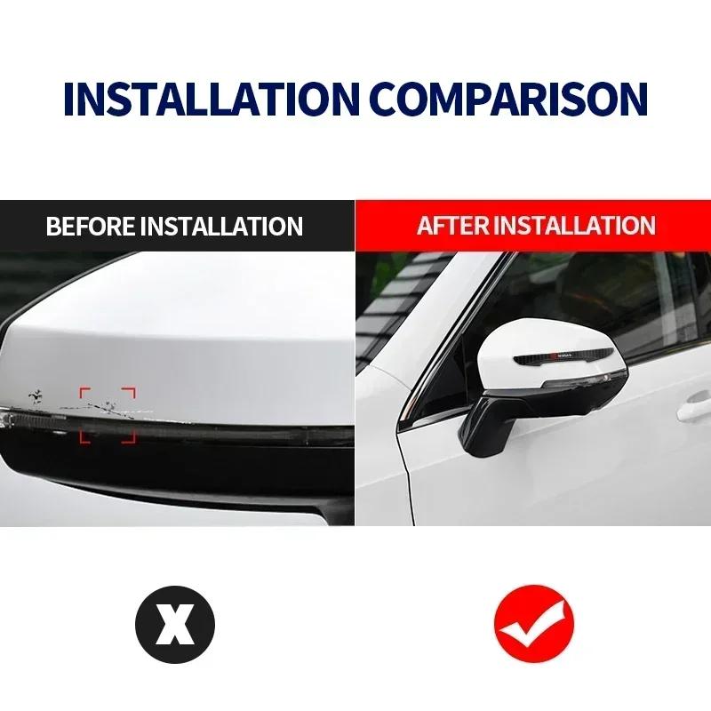 4 шт. Защитная наклейка на дверь автомобиля под карбон для Nissan X-trail Qashqai Note Juke Sentra Patrol Navara Micra Leaf Almera