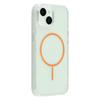 For iPhone 15 Magnetic Case Acrylic TPU Clear Phone Back Cover