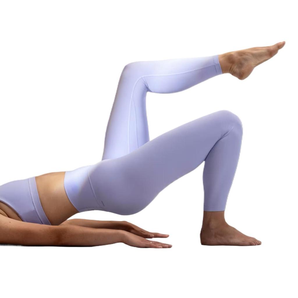 Adidas All Me Comfortable Skin-Friendly Dry Breathable Sports Long Pants Women Bottoms Purple JI8357