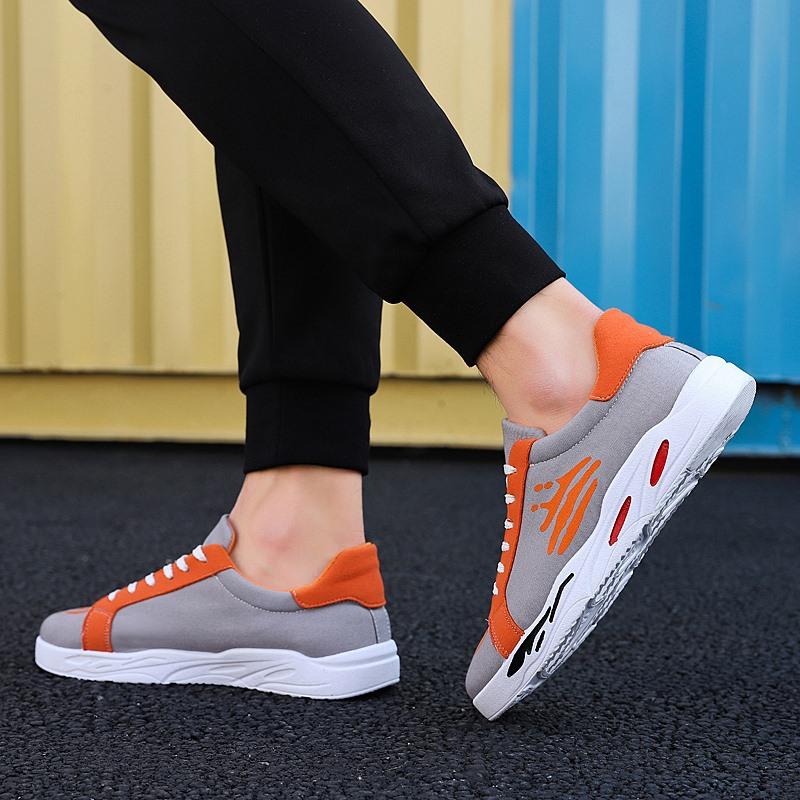2019 новейшие парусиновые туфли дезодорирующие дышащие мужские туфли Tide Shoes нескользящие мужские студенческие туфли с завязками повседневные мужские туфли мужские мокасины