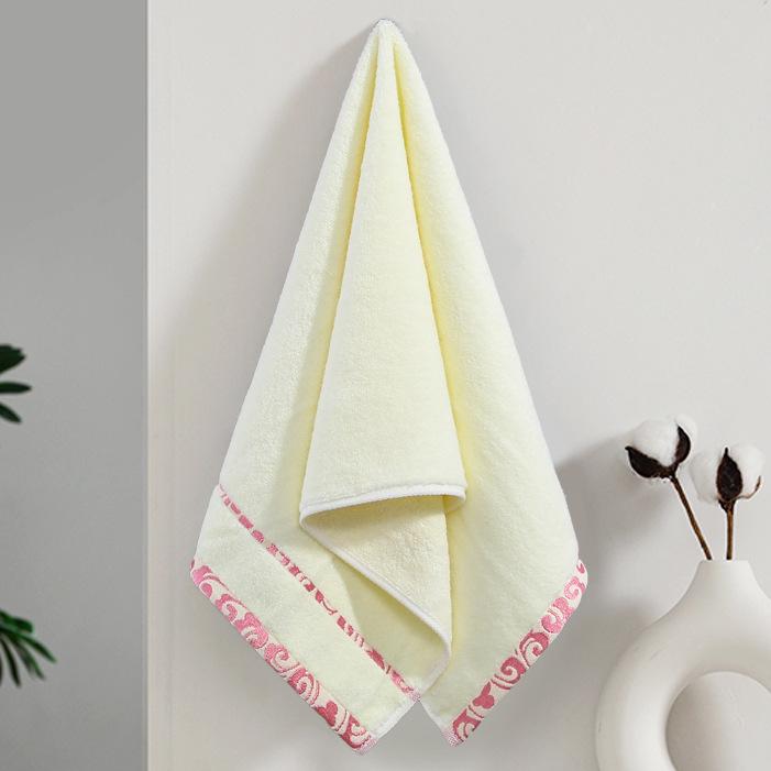 Гаоян Толстое Мягкое Водопоглощающее Полотенце из Чистого Хлопка, Однотонное, Взрослая Салфетка для Лица