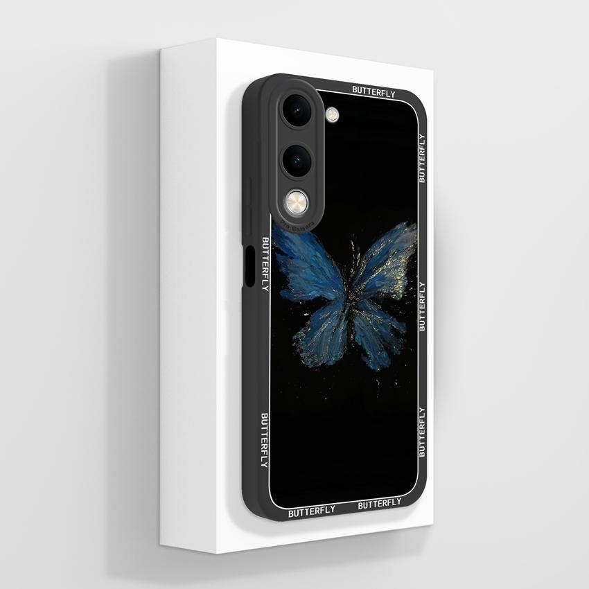 Для Vivo Y04 Y03 Y02 Y11 Y15 Y20 Чехол для телефона Милый мультяшный узор для девочек Гладкий жидкий силикон Противоударная защита Задние крышки Чехол для корпуса Vivo