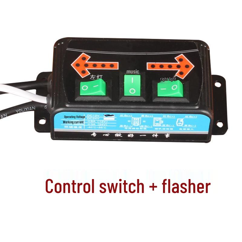 LED Directional Arrow Light 12V/24V for Trucks - Engineering, Construction, Warning, and Strobe Indicator.