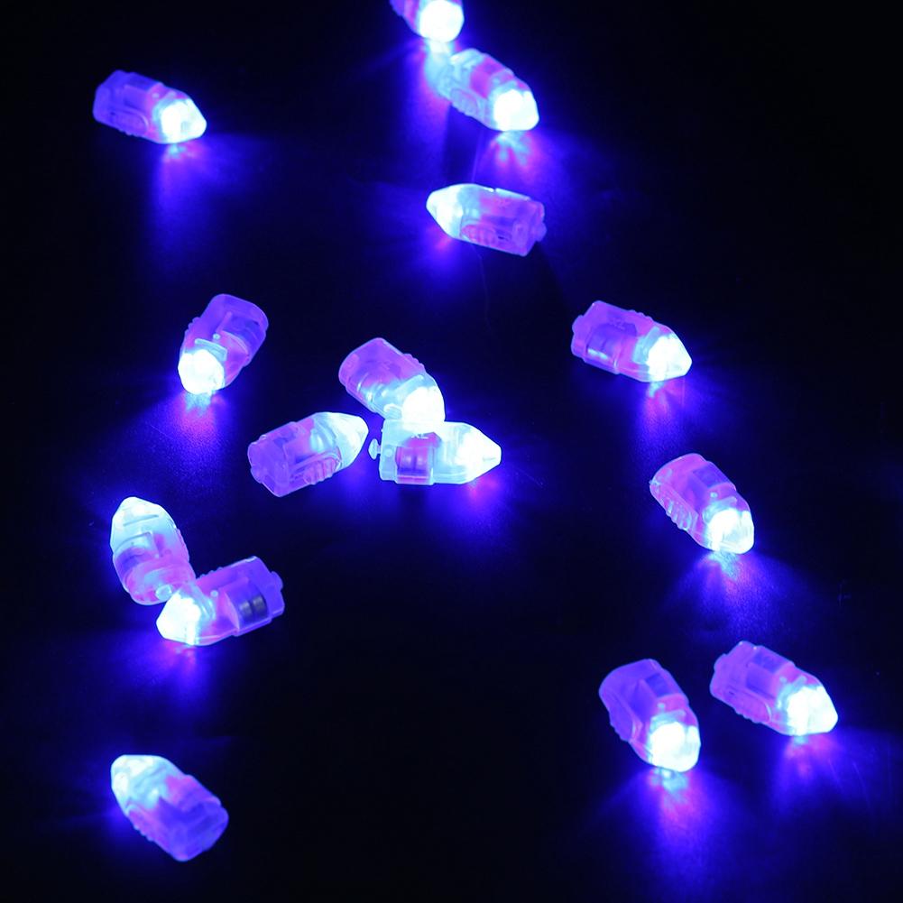 1 Set 50Pcs Waterproof LED Lights for Paper Lantern Ballon Wedding Party Decor Blue