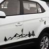 Car Reflective Mountain Decal Tree Forest Vinyl Graphic for Camper RV Trailer Truck Door Panel Decal Bumper Stickers