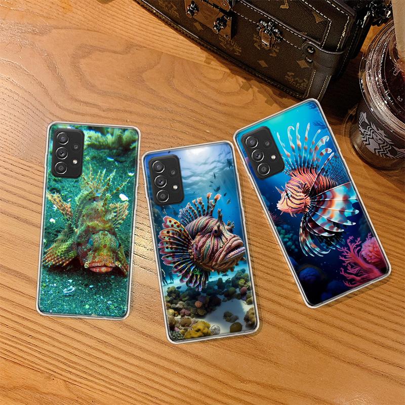 Clown Fish in the Sea or Ocean Phone Case for Samsung A54 A57 A37 A17 A14 A15 A12 A24 A34 A55 A35 A25 A52S A07 A05S A04S A22 A32