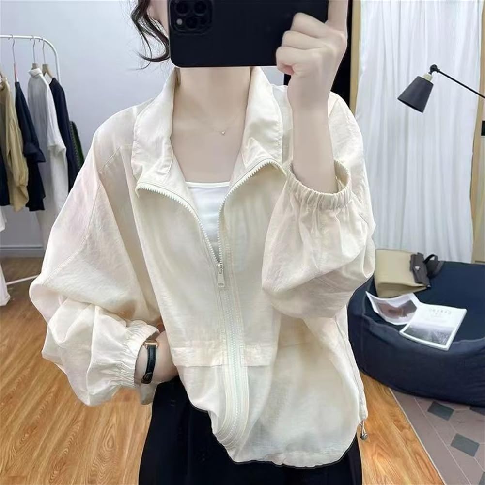 WURHUDC Прозрачная Легкая Защита от УФ-лучей Солнца Длинная Повседневная Толстовка для Поездок, Верхняя одежда, Защита, Прозрачная Куртка, Тонкая, Весна, Лето, Осень, Женский Топ,