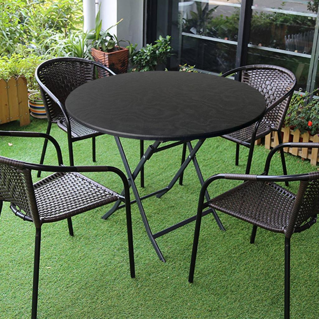 Round Tablecloth Dining Table Oilproof 27.5-33.5 Inch Tablecloth Easy To Clean