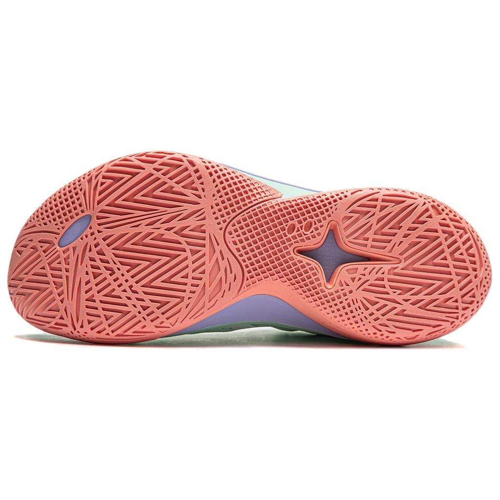 Li Ning Sonic 12 Lightweight Rebound Stability Support Shock Absorption Slip Resistant Wear Resistant Breathable Low Top Basketball Shoes ABAU019-5