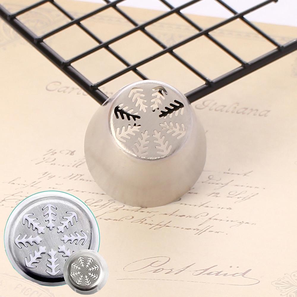 Russian Tulip Icing Piping Nozzles Christmas Stainless Steel Icecream Bakery Tips Pastry Bag Cupcake Cake Decorating Tools Molds