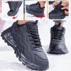 New Autumn and Winter Black Dad Shoes Women's Platform Fashion Versatile Height Increase Velvet Show Feet Small Casual Sports Shoes