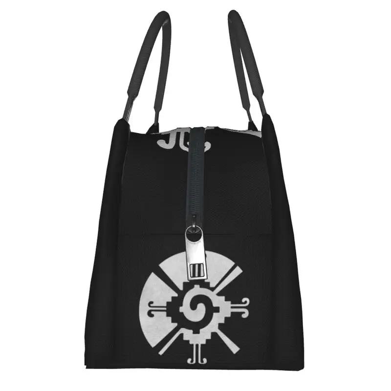 Hunab Ku Ometeotl Aztec Yucatec Maya Mayan Inca Toltec Изолированная сумка для обеда для школы, офиса, портативный термохолодильник, ланч-бокс для женщин