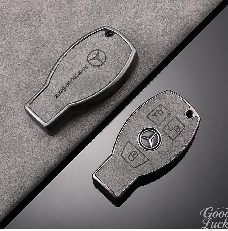 YDC4 Car Zinc Alloy Key Case Shell Buckle Car Key Cover For Mercedes Benz A C E S G Class GLC CLE CLA GLB GLS W177 Auto Accessory