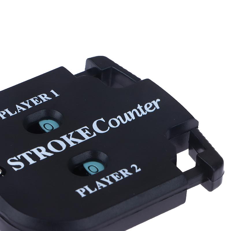 1 шт. Мини-удобный счетчик ударов для гольфа, счетчик очков для патта, держатель с брелоком