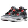 Air Jordan 4 Retro Infrared Unisex Sneakers Grey Dark-Grey Infrared-23 DH6927-061