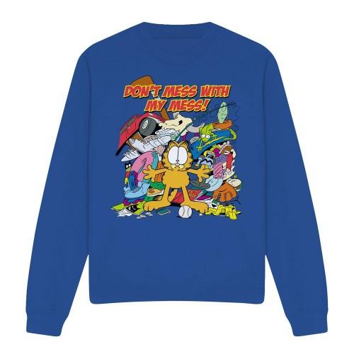 Garfield Unisex Adult My Mess Sweatshirt