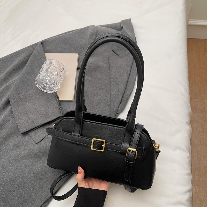 Модная, простая и элегантная повседневная сумка на одно плечо для женщин с большой вместимостью под мышками