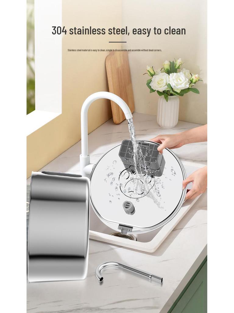 Stainless Steel Smart Pet Water Fountain - Automatic Cat Drinker