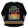 HarryStyles Вместе, Вместе Хоккейные майки с длинным рукавом V-образный вырез Свободные футболки Дизайн певца 3D-печать Унисекс футболка