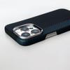 Роскошная текстура углеродного волокна для чехла MagSafe для iPhone 16 Pro Max 15 14 13 Магнитная беспроводная зарядка Ударопрочная твердая крышка