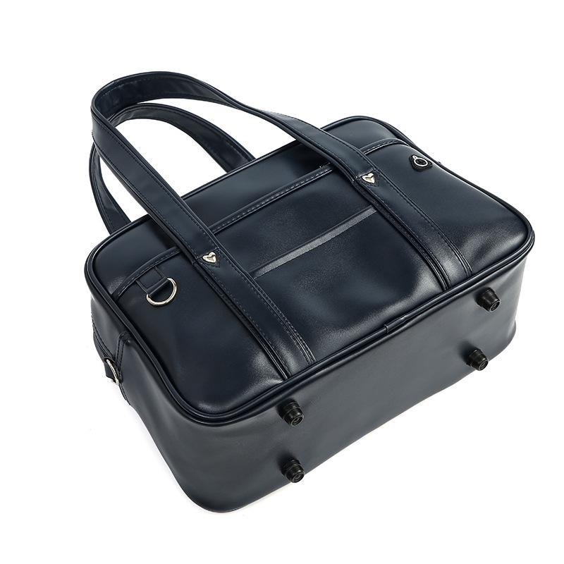 Японский двухмерный студенческий рюкзак JK с персиковым сердцем, водонепроницаемый из ПУ, и сумка через плечо