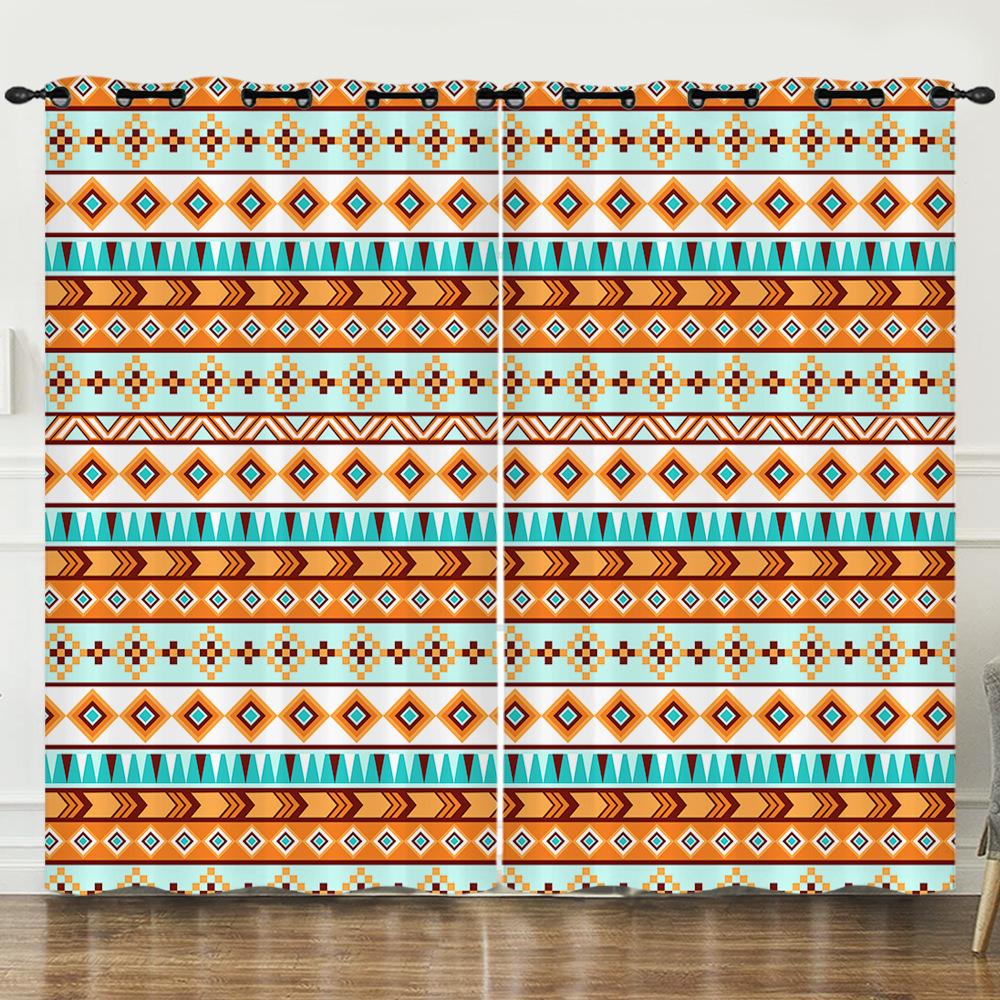 Серия 3D Fresh Printing Цифровая печать Штора Блэкаут и на люверсах