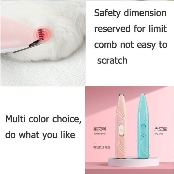 Электрические машинки для стрижки домашних животных, триммер для стрижки волос на ногах для кошек, собак, машинка для стрижки волос на лапах домашних животных, бритва, машина для ухода, электрический толкатель, триммер для волос в ушах(Батарея в комплекте нет)