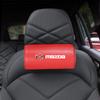 2025 Hot Car Seat Headrest Cushioning Carbon Leather Neck Pillow For Mazda 2 6 3 CX5 CX80 CX70 CX90 MX30 CX60 CX50 CX30 BT50 e-T