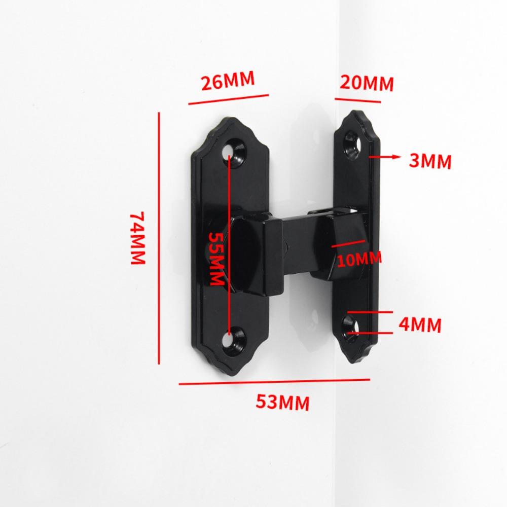 Sturdy and Durable Barn Door Lock Aluminum Alloy Door Catch New Door Bolt Lock