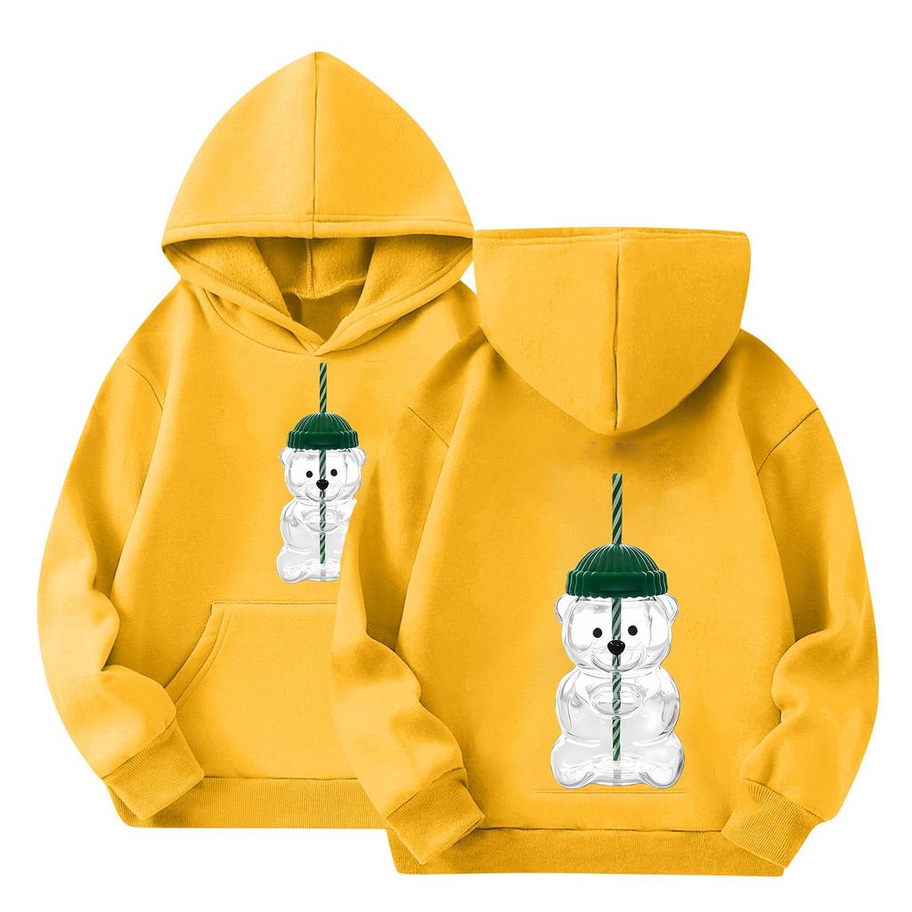 Детские толстовки с капюшоном, свободная однотонная спортивная рубашка с капюшоном, модная спортивная рубашка