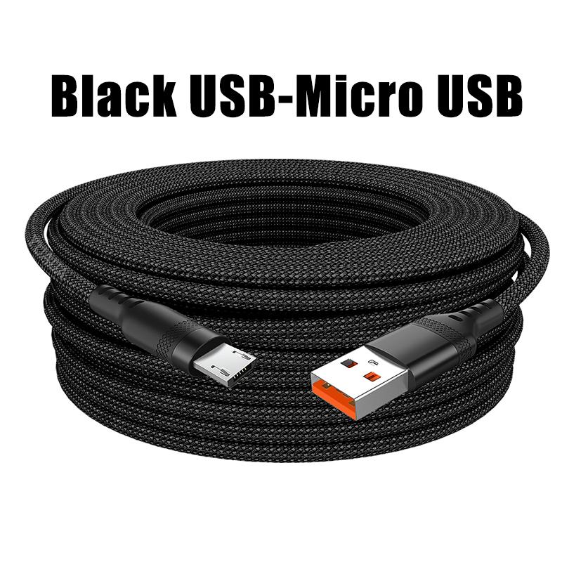 6A USB TYPE C/Micro USB кабель для быстрой зарядки 3 м 5 метров USB C Android удлинительный зарядный кабель для Huawei Samsung Xiaomi OPPO OnePlus