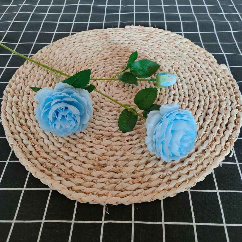 1шт 3 головки розы шелковый искусственный пион цветок для дома свадьба роза цветок украшение цветочный декор для вечеринки