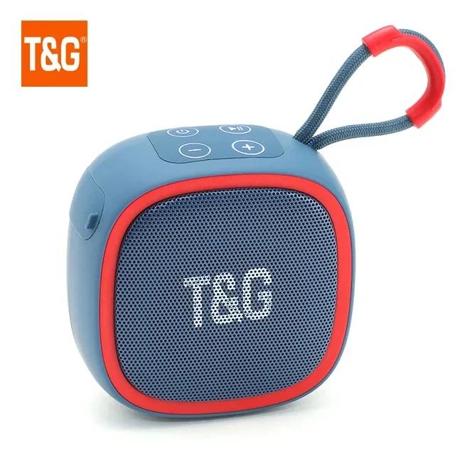 T&G TG659 Мини Беспроводная Мощная Водонепроницаемая Bluetooth Колонка TWS Bluetooth 5.3 Звуковая Коробка HIFI Громкоговоритель Поддержка TF Карты Радио