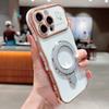 Чехол для iPhone 16 Pro Max с подставкой, задняя крышка из ТПУ для телефона, фигурная форма, сердечко любви
