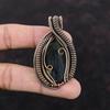 Black Tourmaline Rough Pendant Copper Wire Wrapped Pendant Beautiful Copper Jewelry Handmade Wire Wrap Jewelry Gift For Him Gemstone Pendant