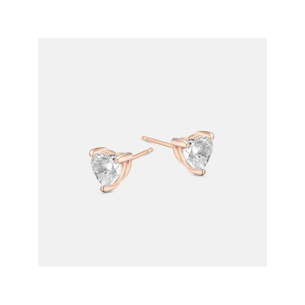 René Perla Sterling Silver Rose Earrings A243Se9002Rpa