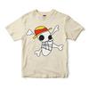 2026 New One Piece Anime Tshirt  Red Cotton Shortsleeved Cartoon Skull Pattern Tshirt  Soft and Breathable