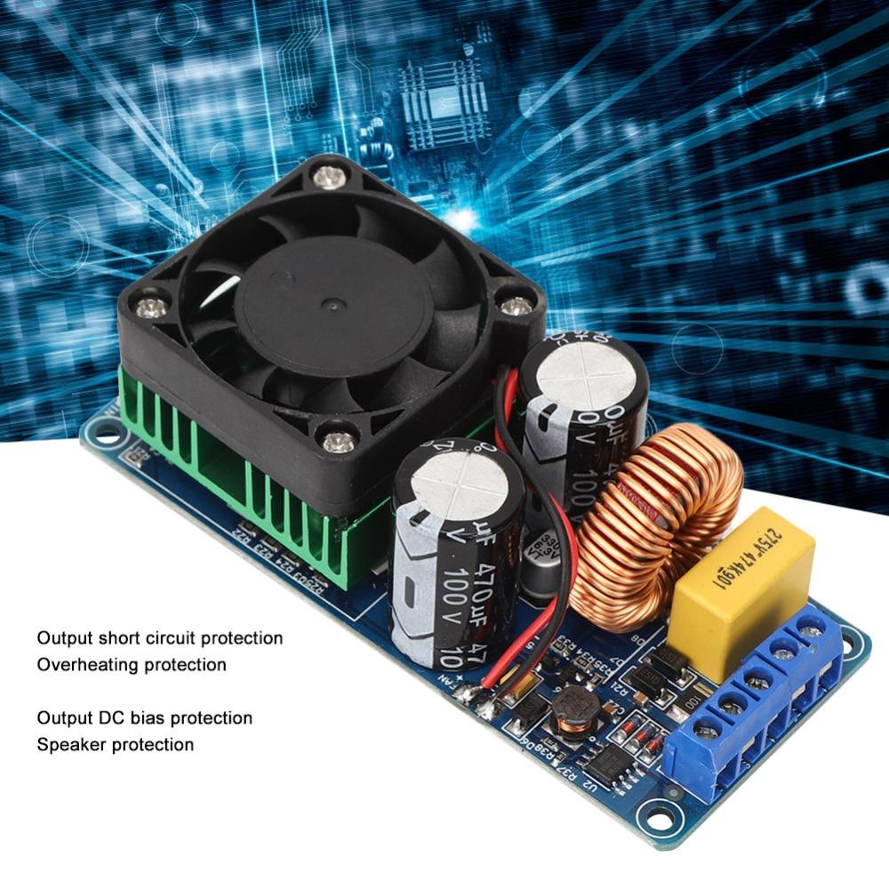 Mono Channel HIFI Class D Amplifier Digital Power Amp IRS2092S AMP Board  Power Audio Applications