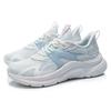 Кроссовки женские Li Ning Flow Cloud с низким верхом, нескользящие, износостойкие, светло-голубые AGLR036-4