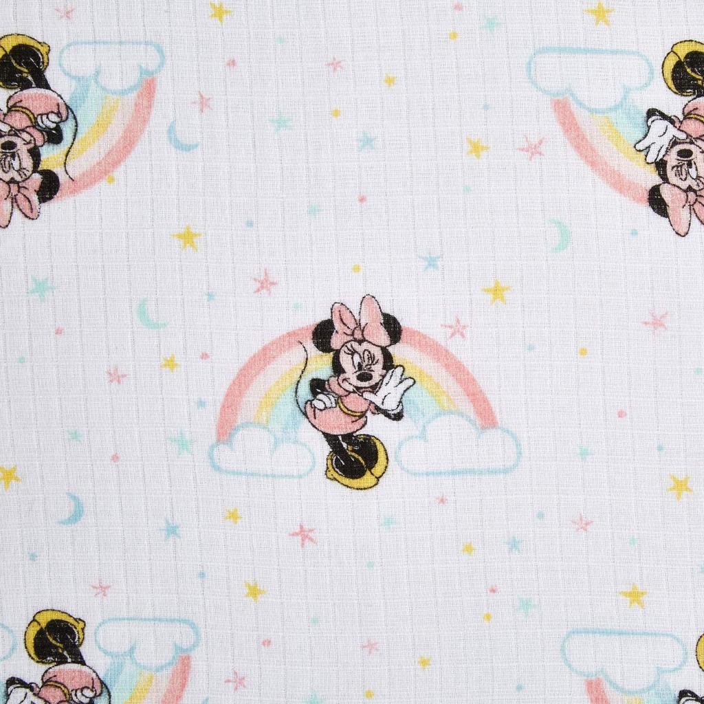 Disney Baby Mealtime Bibs Japanese aden by aden anais Snap Set of Minnie Made with Muslin Baby Minnie ESNC30005DIJ Bibs, [Official Product, + Bibs, 3,
